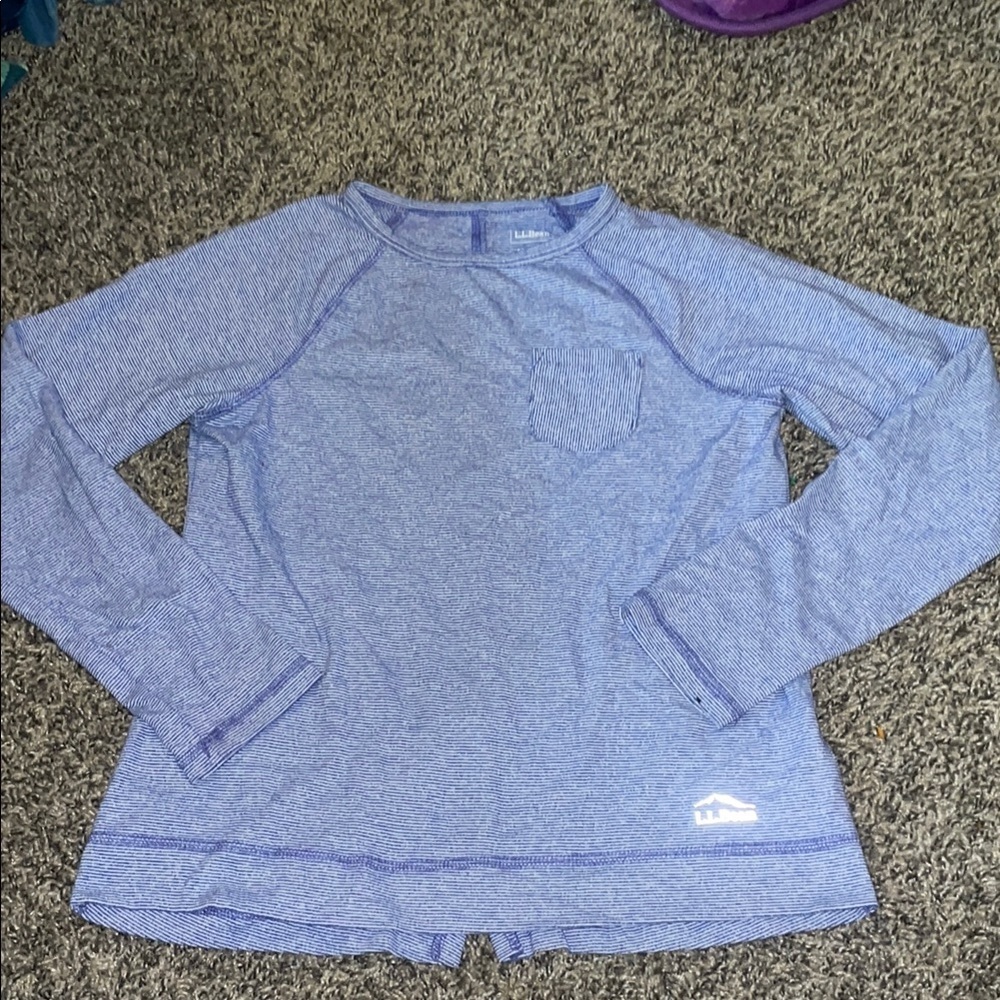 L.L. Bean Kids Long Sleeve Tee - Blue